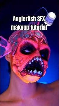 anglerfish SFX makeup tutorial #sfx #makeup #tutorial #cosplay #bodypaint