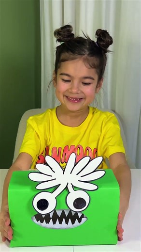 DIY Chips Monster Box 👾🍟 Keep Bugs Away! #shorts #fun