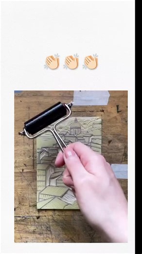 Anish on Instagram: "This X post shares a 23-second video tutorial on linocut printing, showcasing the carving and inking of an intricate city skyline—likely inspired by Istanbul's domes—onto fabric, resulting in a striking black-and-white print. Posted on 23 December 2025 by @NyanyaRach28401 , a low-profile account focused on visual content, the video has garnered over 533,000 views and 2,274 likes, indicating strong appeal for accessible art demonstrations. Replies, predominantly in Indonesian