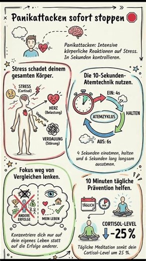 Panik & Angst sofort stoppen: Die 10-Sekunden-Regel ⏱️