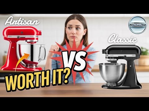 ⚔️ KitchenAid Artisan vs Classic: Can the Cheaper Classic Stand Mixer Beat the Premium Artisan? 🤔