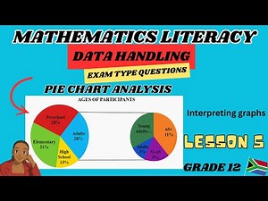 Grade 12 Maths Literacy Data Handling: Analysing a pie chart