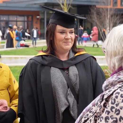 Happy 75th Birthday, NHS! 💙 Thank you to our current & former nursing students and staff. At this year's graduation ceremonies, we met with Beth Pink who followed in the footsteps of her mother and grandmother in becoming a nurse. #NHS75 Read more 👉 https://bit.ly/3NYfcNs | University of Wolverhampton