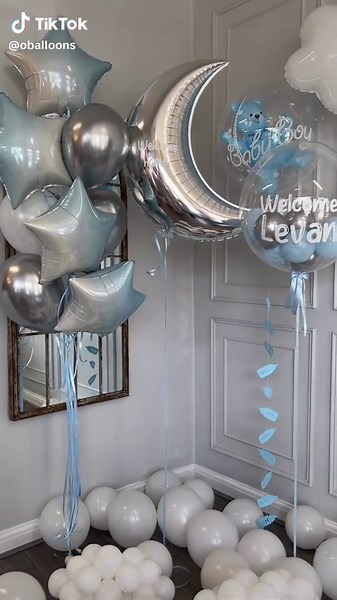 Celebrate Your Baby Boy's Homecoming with Balloons