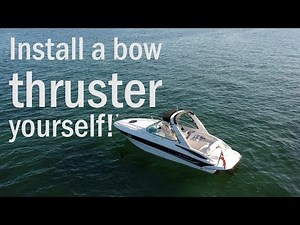 Bow thruster install!