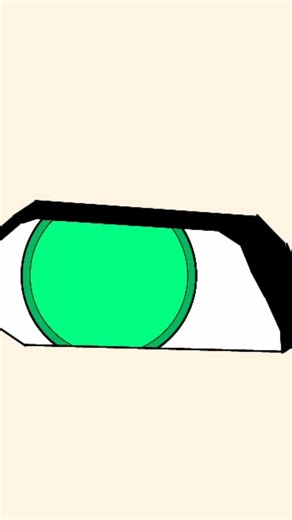 green eyes animation
