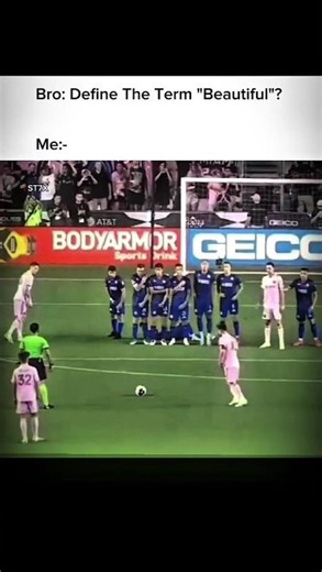 Messi Did It Again with His Iconic Free-Kick ✨