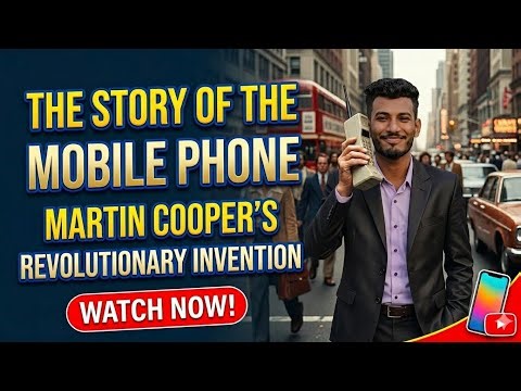 The Story Behind the Invention of the Mobile Phone 📱। Wendover History