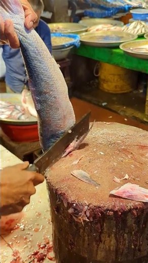 poha fish cutting #shorts