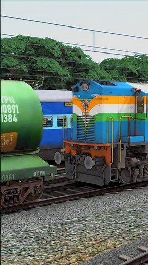 WDM3D Coupling Oil Tanker l Indian Train Simulator Games Video #trainsimulator #traingame #train