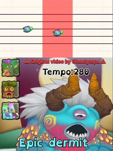 epic dermit (credits:ghostympa) - Epic wublin island - MSM composer tutorial #mysingingmonsters #msm
