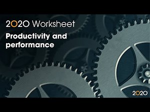 2020 Worksheet: Productivity and Performance