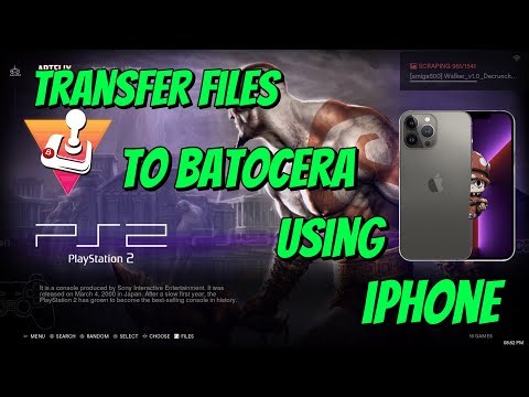 How To Use Your iPhone To Transfer ROMs, Bios, Files To Batocera! No Computer Required
