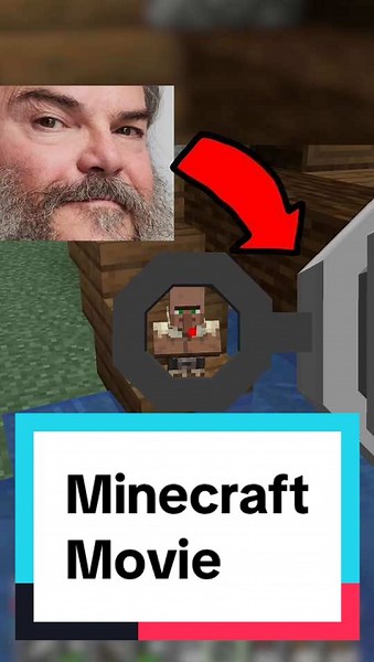 Basically the Minecraft Movie #jackblack #minecraft #minecraftmemes #minecraftmovie #fyp