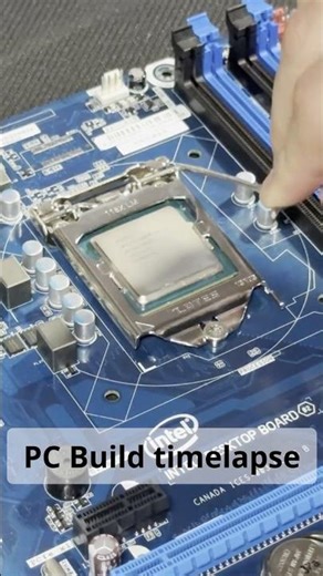 PC Build Timelapse 🔥 From Parts to Power in 38 Seconds