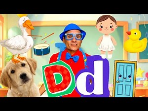 Letter D | Words & Games | Phonics for Kids | The Teacher K Show