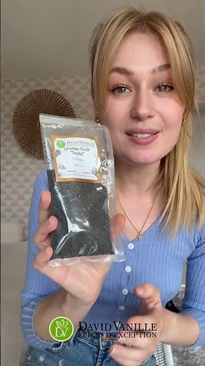 🖤 Sésame Noir "Sushi" : Graines Authentiques Cuisine Japonaise | www.davidvanille.com