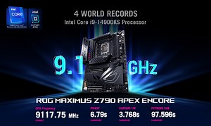 Intel's new Core i9-14900KS already overclocked to record-breaking 9117MHz