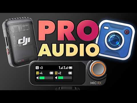 How to Use DJI Mic 2 with Blackmagic Camera App on iPhone & Android for Pro Audio