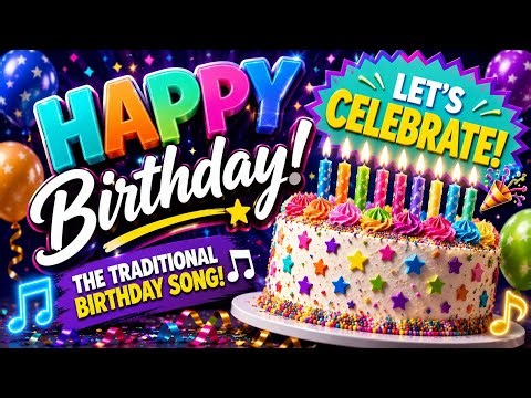 🎁 Happy Birthday Song Instrumental 🎶 - 2 Hour Loop 🎂 Birthday Music Background & Ambiance 🎉