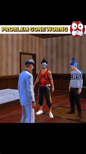 PROBLEM GONE WRONG😳😅[part-5] |wait for end😁| #shorts #freefire #funny #mtgamer59 #youtube