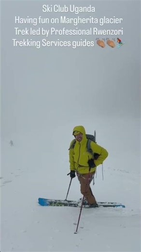 Skiing in Uganda? ❄️🏔️ Rwenzori awaits. Book your adventure with Kwezi.