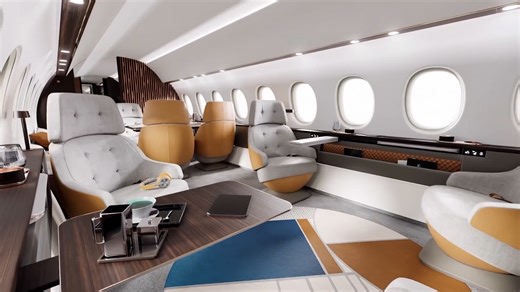 Inside Dassault’s Falcon 10X, the private jet built for 15 hour flights