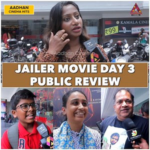 28K views · 1.4K reactions | Jailer Movie Day 3 Review - Public...