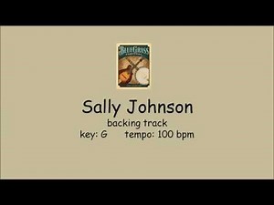 Sally Johnson - bluegrass backing track