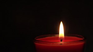Candle Flickering Flame Shining Into Darkness Stock Footage Video (100% Royalty-free) 11964251 | Shutterstock