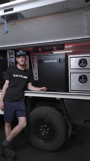 Tom, our in-house installer, fitting the new KickAss 80L Upright 12/24V Fridge & Freezer into the KickAss Ranger and showing just how quick and straightforward the install really is! 🔧❄️ Why this fridge is an absolute weapon: 💪 • Massive 80L capacity with smart storage • Fan-forced airflow for even, icy chilling • Dual side-opening door for ultimate access • Powerful, efficient SECOP PBC 2.5 compressor • Built tough for real off-grid adventures Cold drinks. Loaded trips. Zero compromises. That