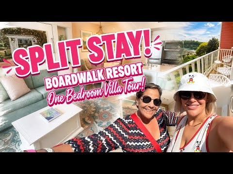 Disney’s BoardWalk Villas One Bedroom Tour | Our Split Stay at Disney World!✨