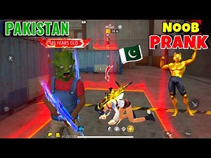 PAKISTANI 🇵🇰 Cute Girl 😍 Noob Prank 😂 लेकिन Bahut Galat हुआ 😭 Garena Free Fire Max 🔥😈