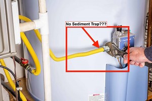 What is a Gas Line Sediment Trap | Atkinson Inspection Services