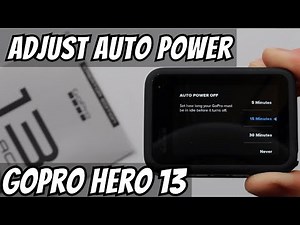 How to Disable Auto Power Off - GoPro Hero 13