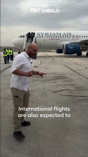 Aleppo Airport in Syria reopens after 13 years