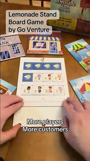 Lemonade Stand Board Game by GoVenture