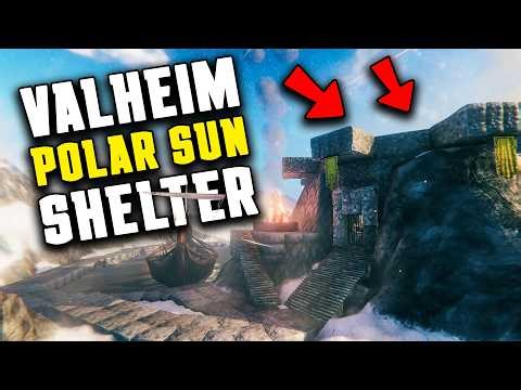 Valheim Cold Biome Base — Sun Shelter That Saves You!