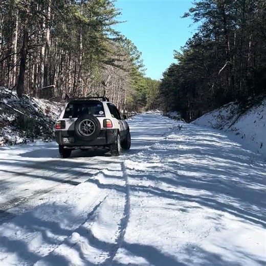 2000 Toyota RAV4.1 - having a little fun in the rare SC snow