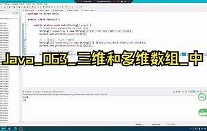 Java_063_三维和多维数组_中