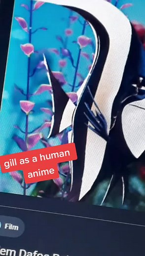 Human Anime Fanart of Gill from Finding Nemo