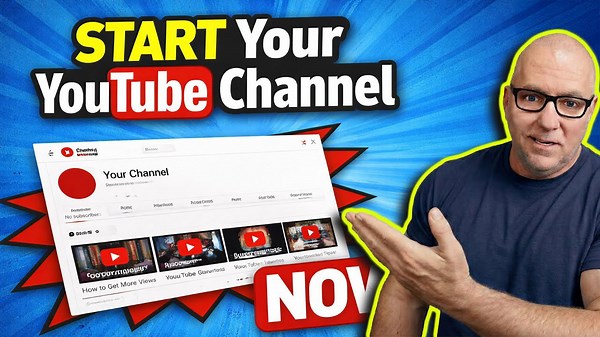 Start your YouTube channel now (The 2026 blueprint)