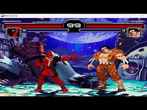 Kraven the Hunter vs Deadpool EXTREME WILD FIGHT🔥Marvel Mugen Games Comics Battle 2023