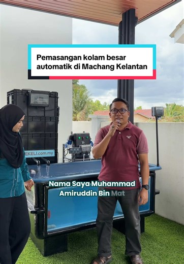 Pemasangan kolam besar automatik en amir di kelantan machang. Katanya first time nak bela ikan tapi tak ada masa nak jaga. Dengan sistem kekeli buat nk tinggal rumah pun boleh tk de masalah, sebab semua boleh pantau melalui telefon sahaja. Mudahkan? Yaa itulah kelebihan membela ikan guna sistem daripada kekeli. Walaupun nama je kekeli tapi tuan rumah nk bela talapia katanya🤗 #talapia #ikankeli #ras