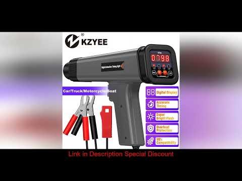 KZYEE KT60 Auto Digital 2&4 Stroke Petrol Engine Timing Light 12V Car Ignition Timing Light Inductiv