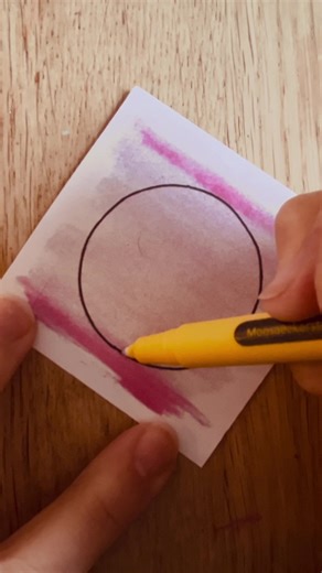 Pink window pane circle doodle #doodles #drawingtutorial #linedrawing