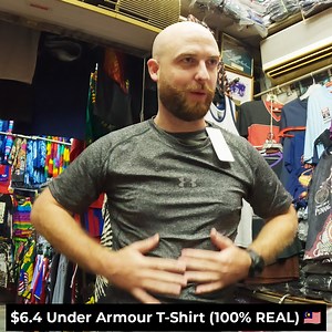 $6.4 Under Armour T-Shirt (100% REAL) in Malaysia 🇲🇾 #malaysia #penang #bargaining | Tim Tense