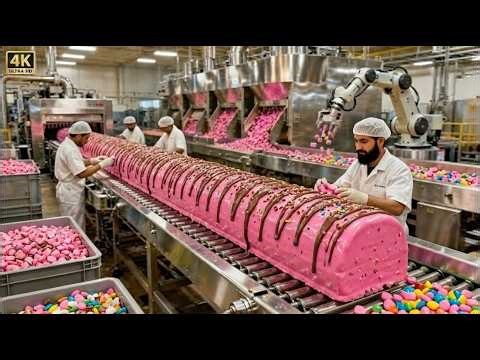 Candy Making Process | Factory Production of Sweets