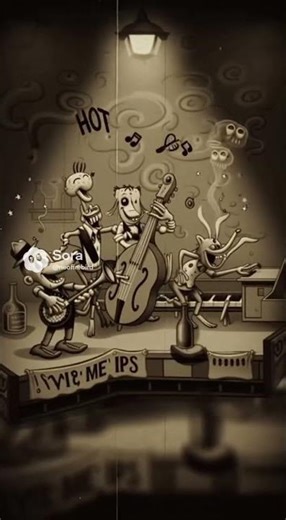 Lost 1930s reel — Pre-Code Skeleton Jazz (InkSpot Restored)