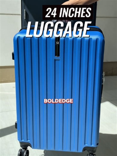 24-Inch BoldEdge Luggage: Stylish, Strong, Affordable